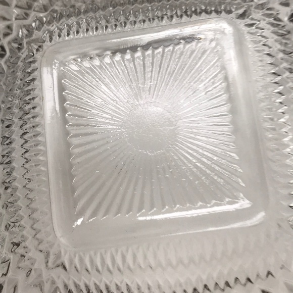 Depression Glass candy dish. - Picture 7 of 9